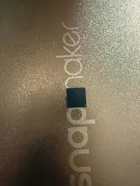 Square rounded feet for spin table
