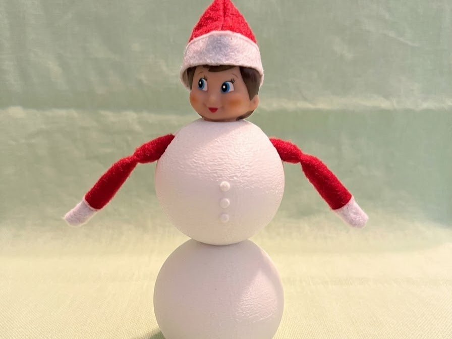 Elf On The Shelf Snowman Disguise - 1