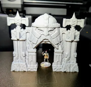 Escenografía en miniatura: Dwarven Fortress Gate - Tabletop Terrain — vista de referencia 2