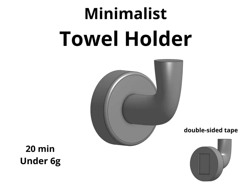 Minimalist Towel Holder