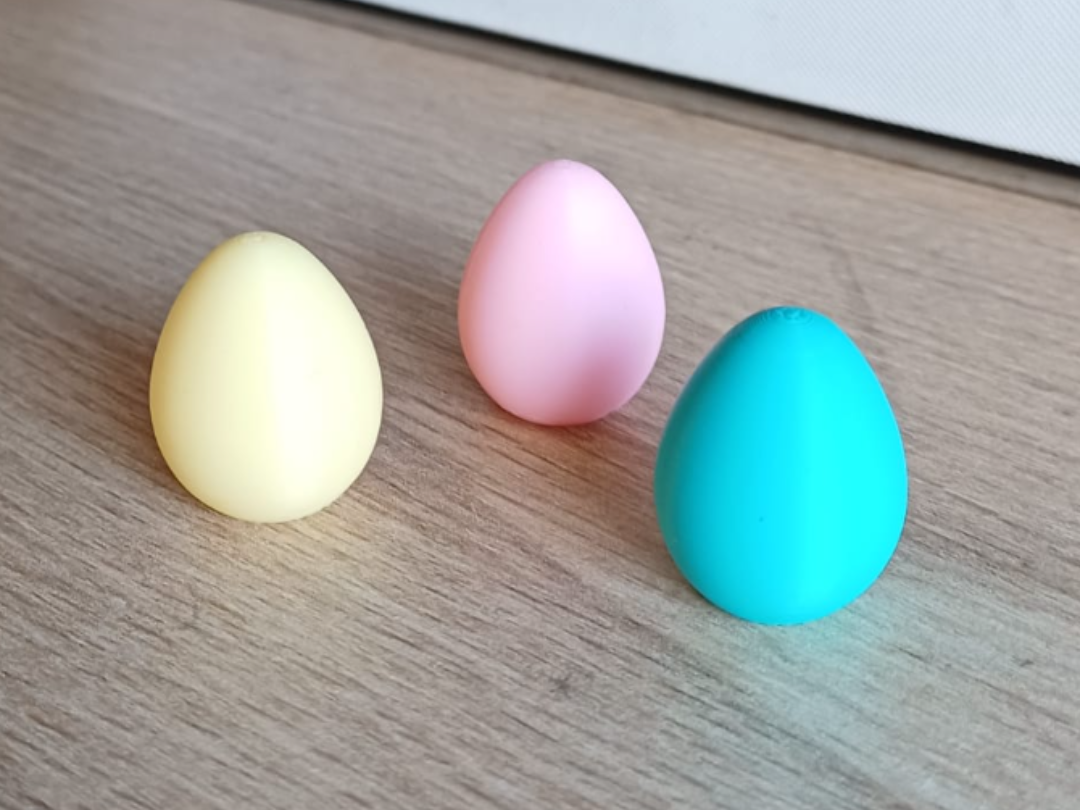 Simple Pastel Easter Eggs