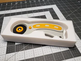 Gridfinity Bin - 2x5 - Rotary Cutter Holder