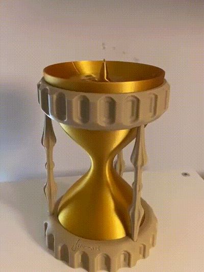 Hourglass Heron´s fountain