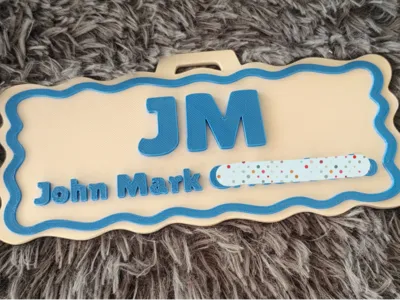 Name Plate for School