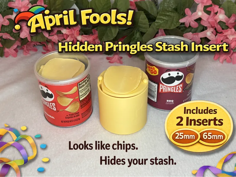 Hidden Pringles Stash Insert