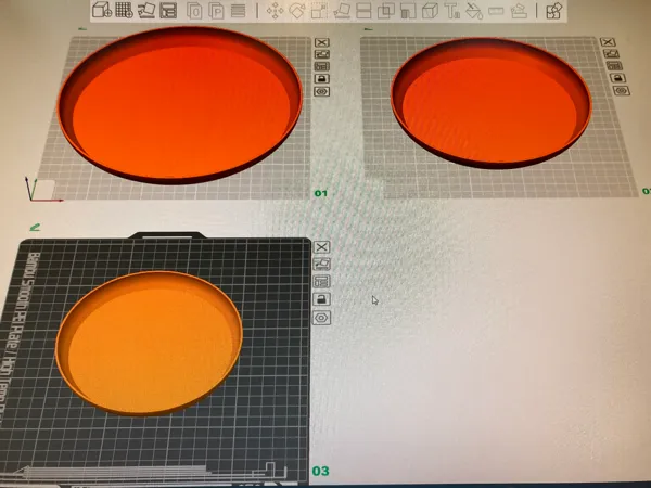 Frisbee en 3 tailles / soucoupe pour pot de fleurs