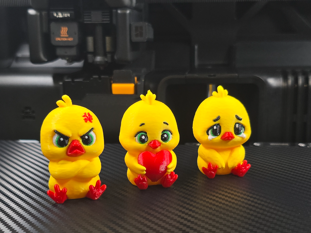 Miniatura 1 do modelo 3D Chicks moods