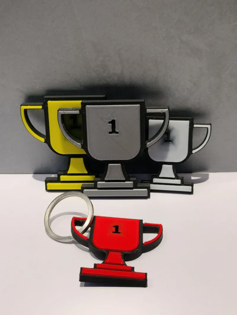 keychain cup trophy