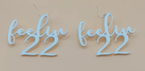 Taylor Swift Feelin 22 Earrings view 2