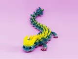 Артикулирана фигурка Long Breastleback Flexi Dragon