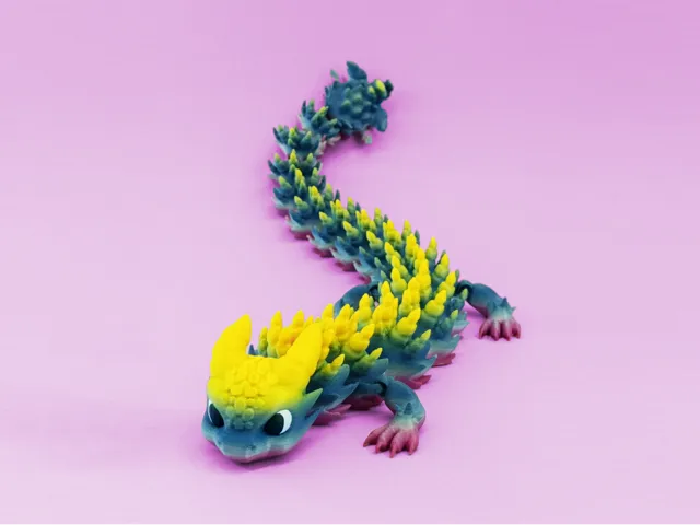 Long Breastleback Flexi Dragon - Fan-Requested