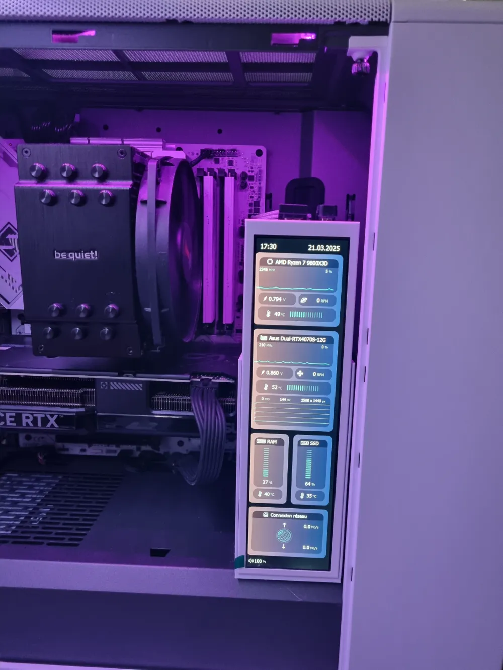 Pc Sensor Panel Screen Holder By Mccowsky Makerworld