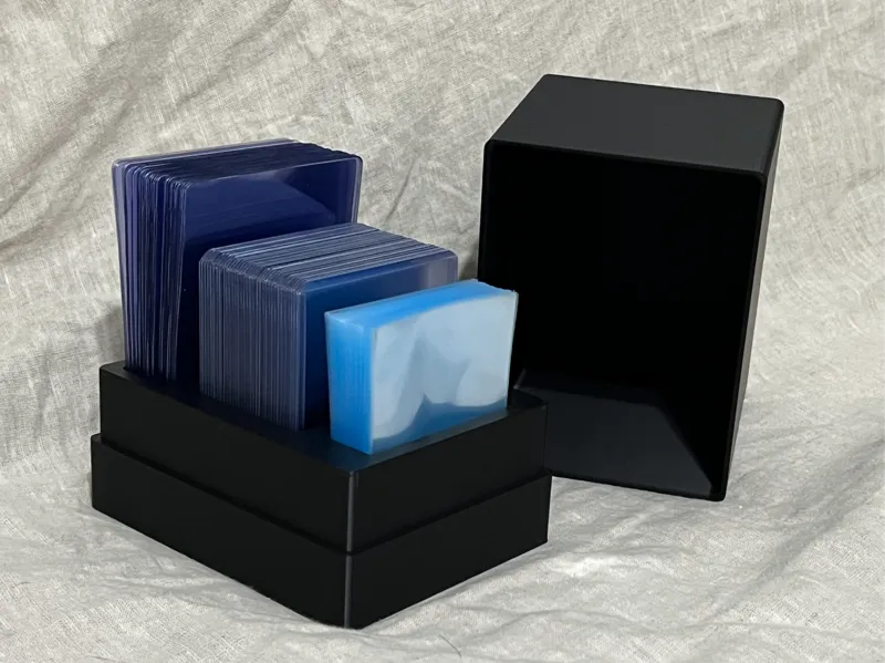 Trading Card Protector Organizer With Cover