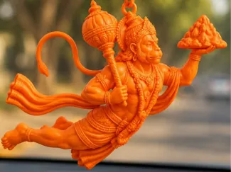 Flying Hanuman Car Decor