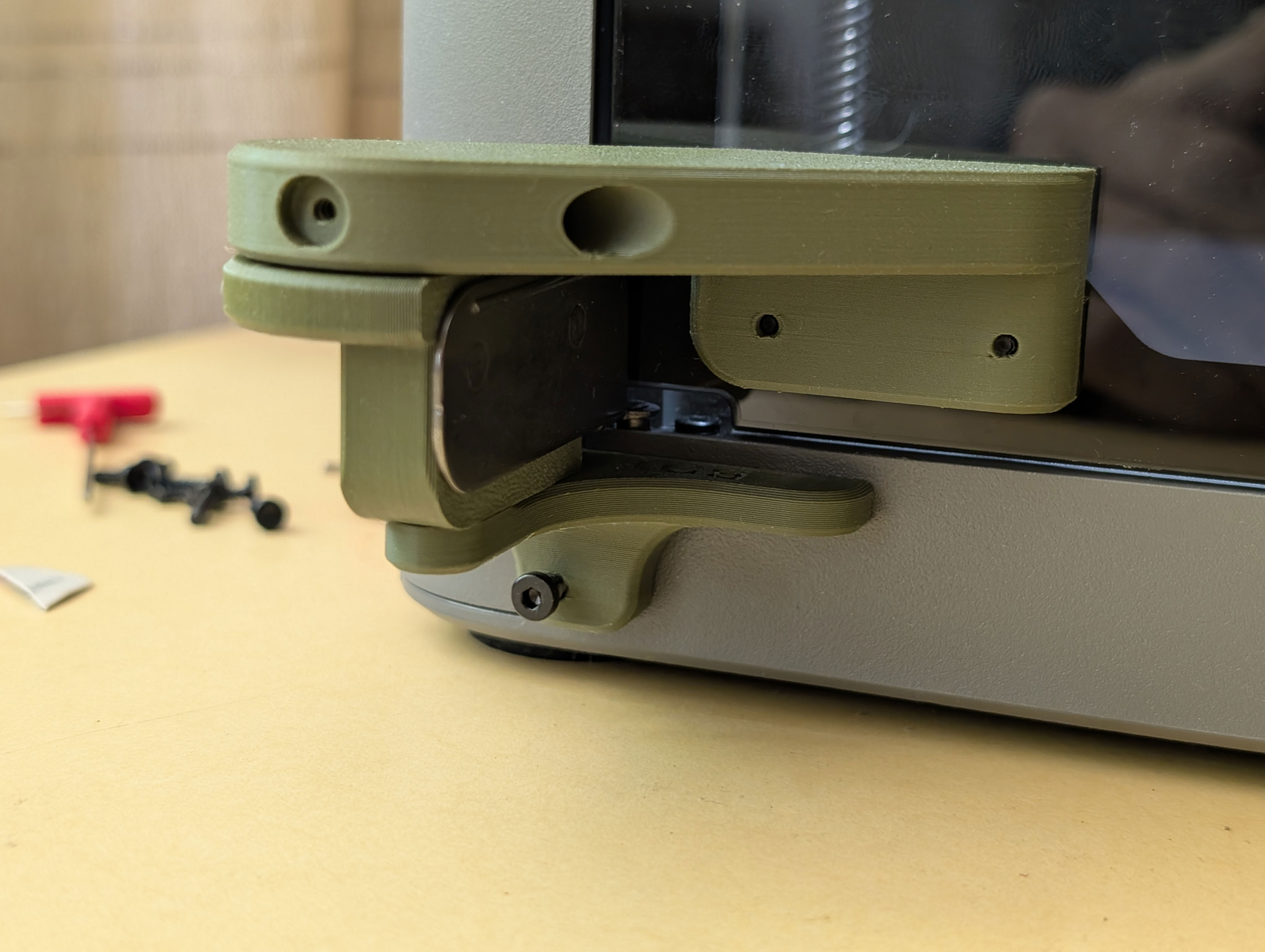 P2S / X2D Door hinge 180/270° - Adjustable v3.0 - Free 3D Print