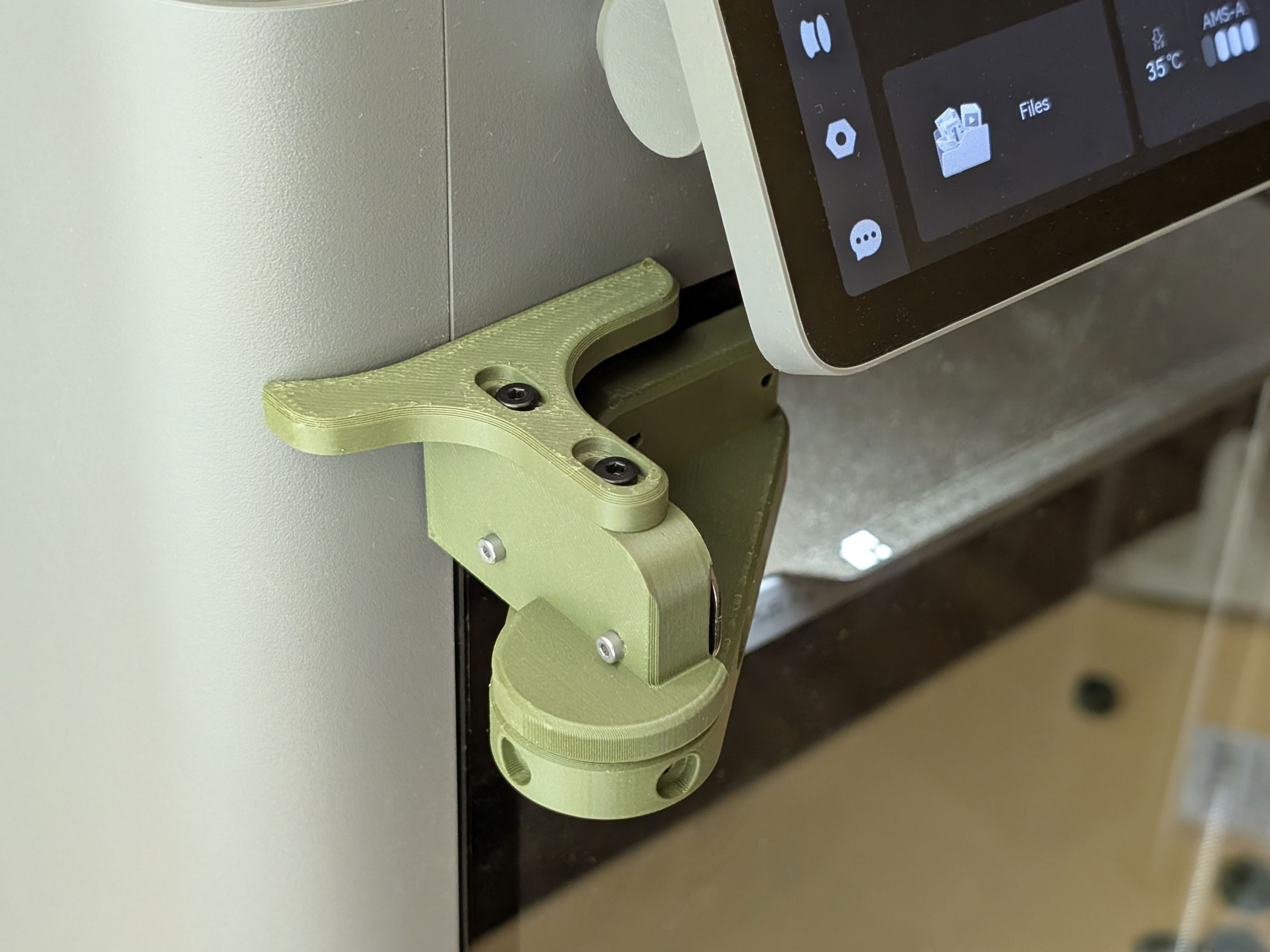 P2S / X2D Door hinge 180/270° - Adjustable v3.0 - Free 3D Print