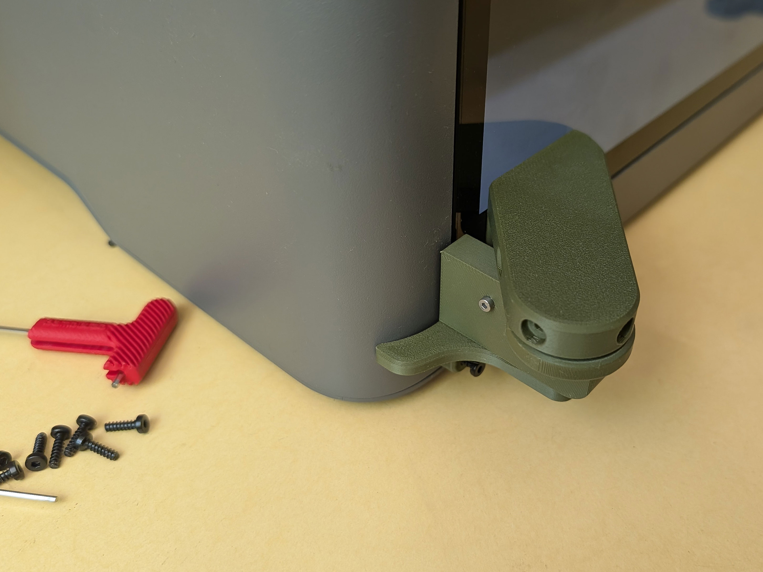 P2S / X2D Door hinge 180/270° - Adjustable v3.0 - Free 3D Print