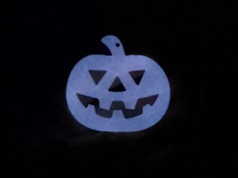 Glowing pumpkin
