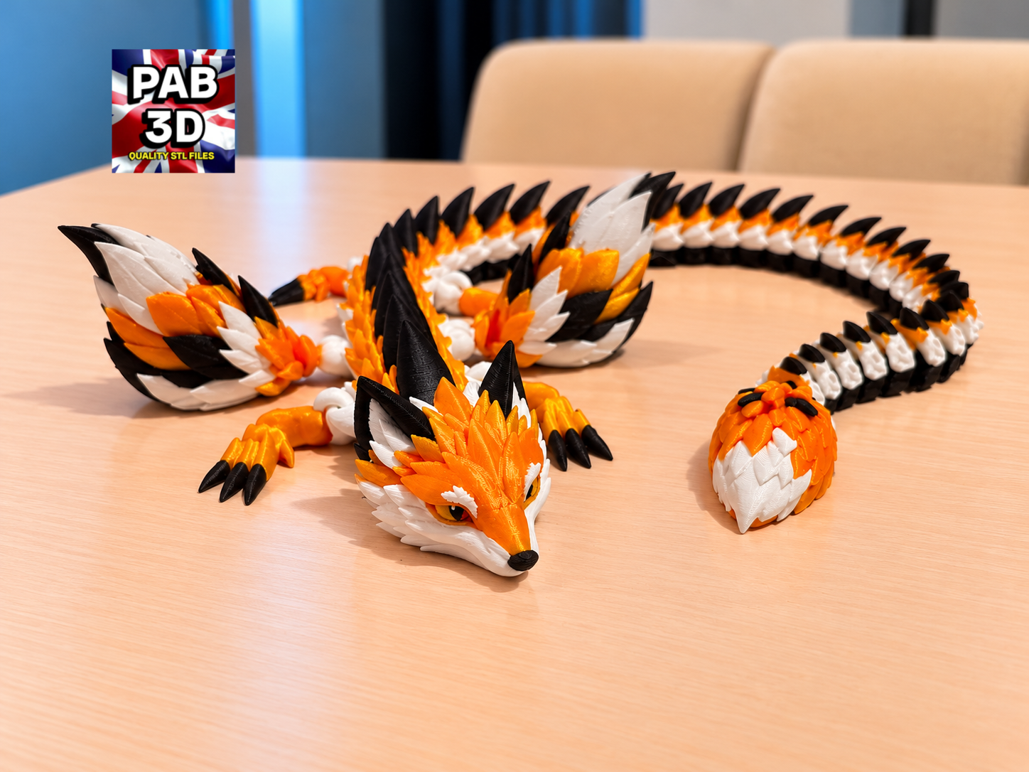 Articulated Bushy-Tailed Fox Dragon - 1