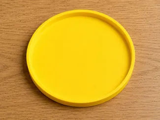 Basic coaster yellow 