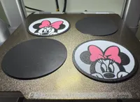 Set of 4, Black Base Design 0.2mm layer, 2 walls, 15% infill