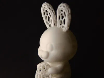 Partial Voronoi Easter Bunny Binky