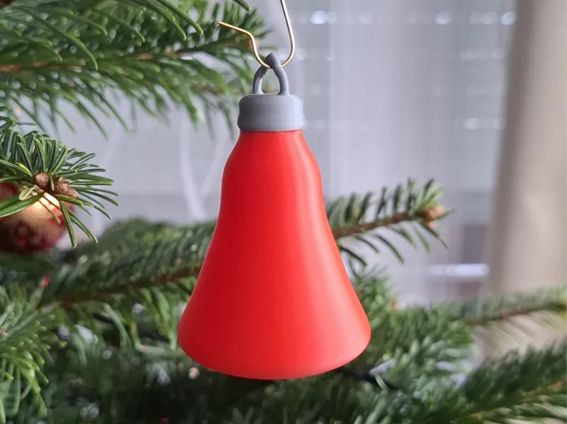 Christmas tree bell (ornament)