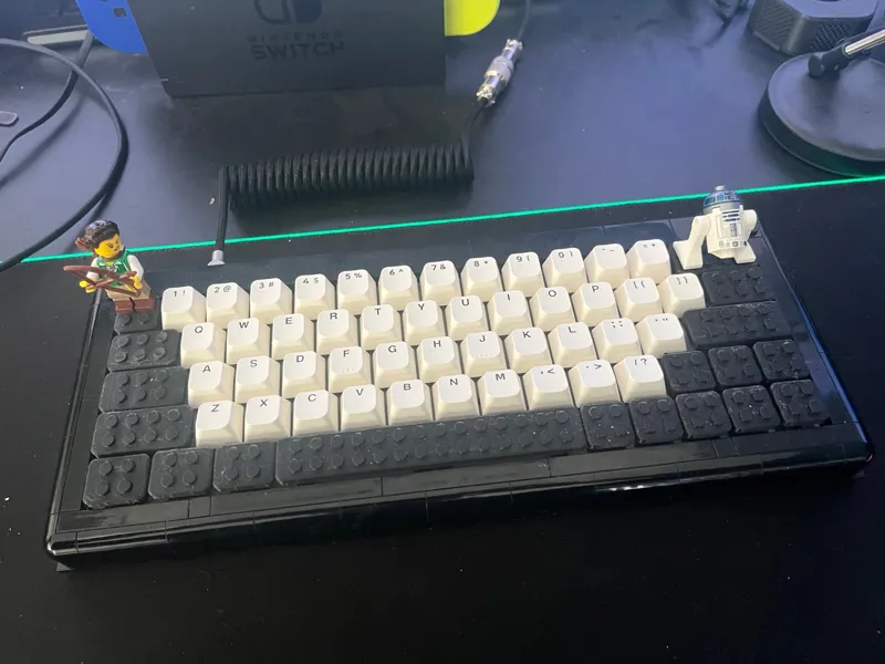 Brick system keycaps low profile AINSI Layout