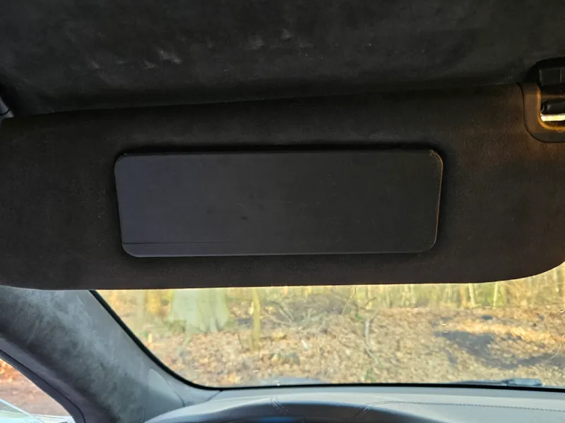 Sun visor mirror cap for Tesla Model S