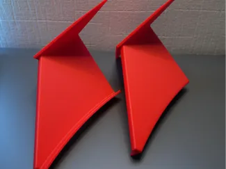 Motorcycle side winglet