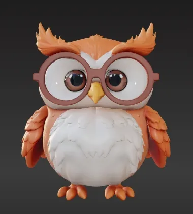Super cute--Owl Teacher!!! - Free 3D Print Model - MakerWorld