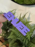 EHVEE text 0.2mm layer, 2 walls, 15% infill