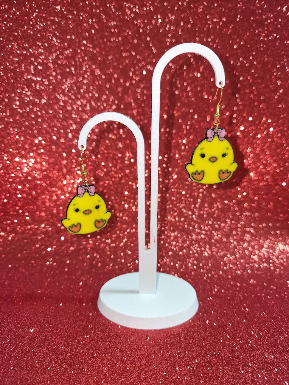 Little chick earrings view 3