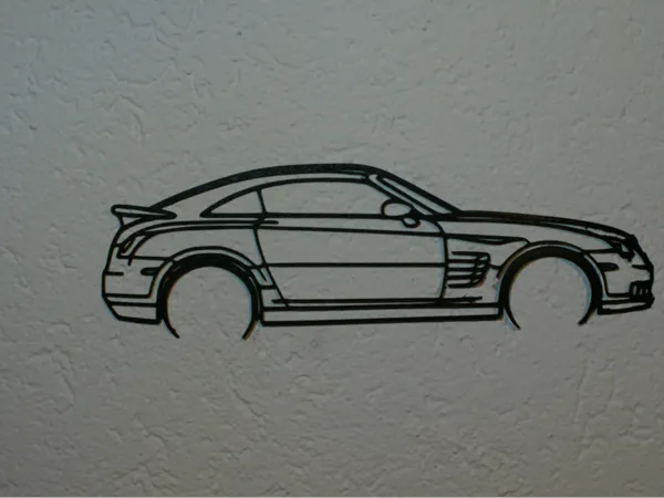 Silhouette murale Chrysler Crossfire