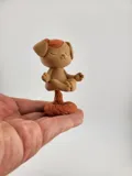 Фигурка куче в медитативна поза