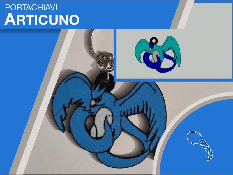 Portachiavi Articuno