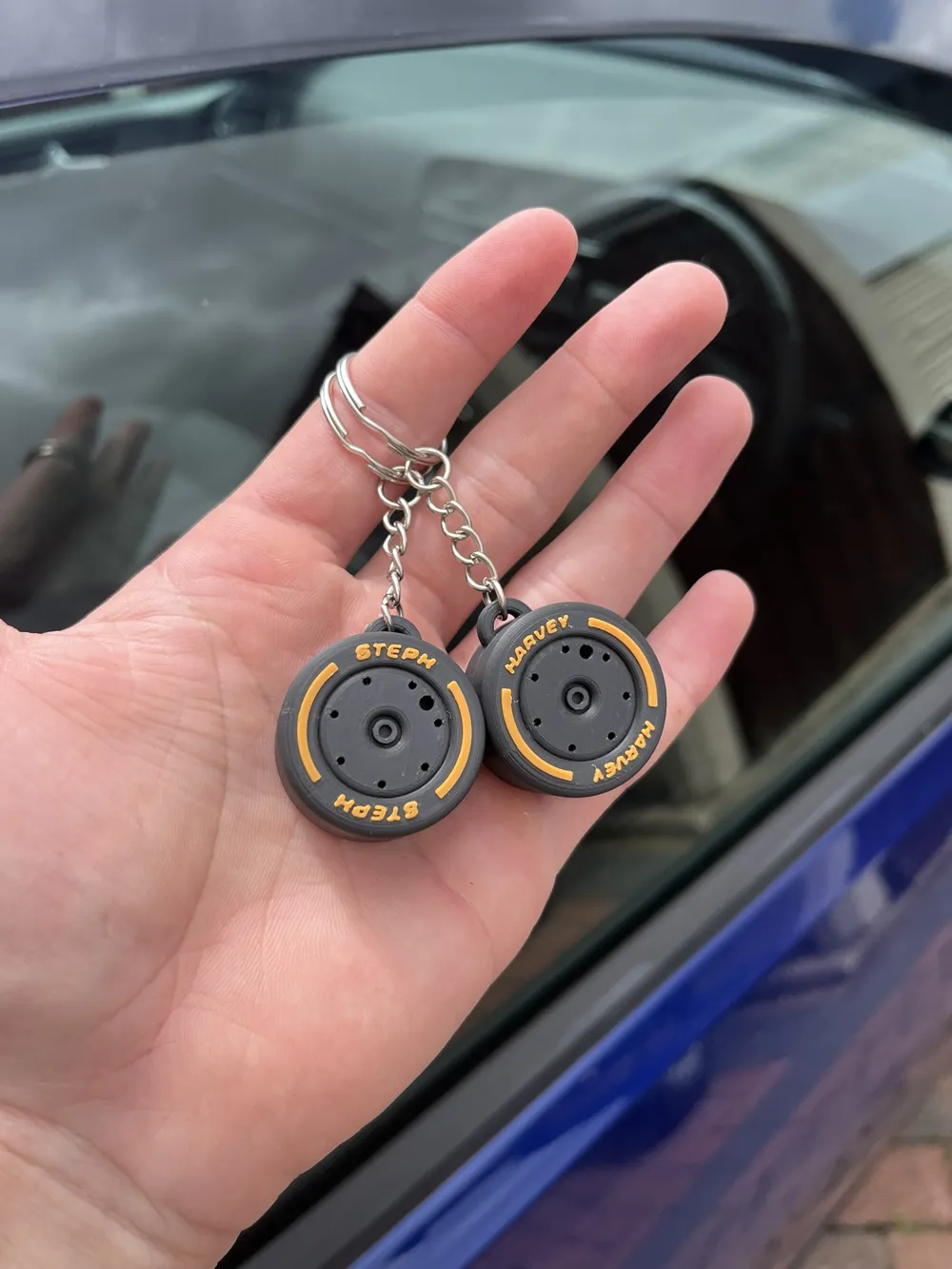 F1 Tyre Keychain – McLaren Edition by CameronLincoln MakerWorld ...
