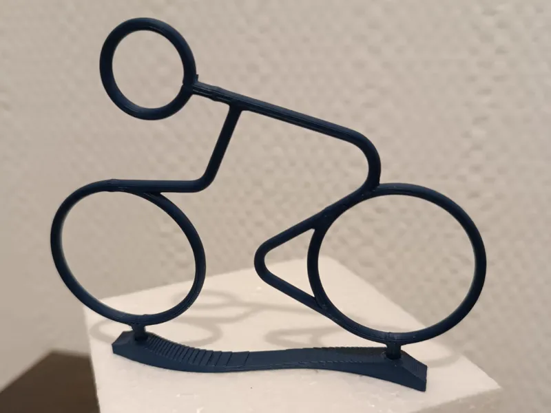 ciclista tubular minimalista... decoratiu