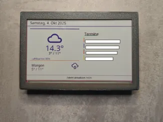 Waveshare 7.3 Case ESPHome connected