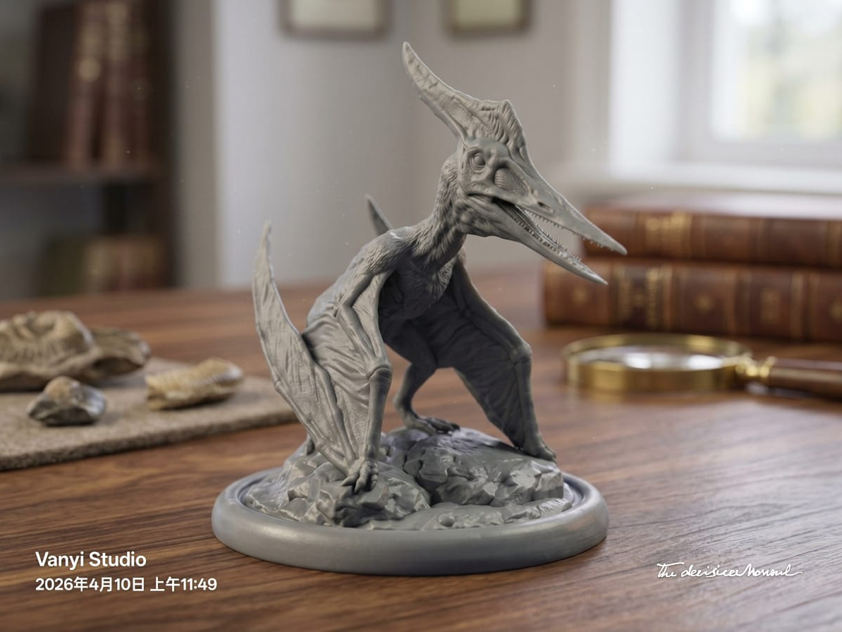 Pterodactylus Statue