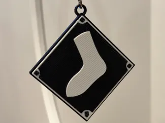 Chicago White Sox Diamond Multi-layer 3D Keychain