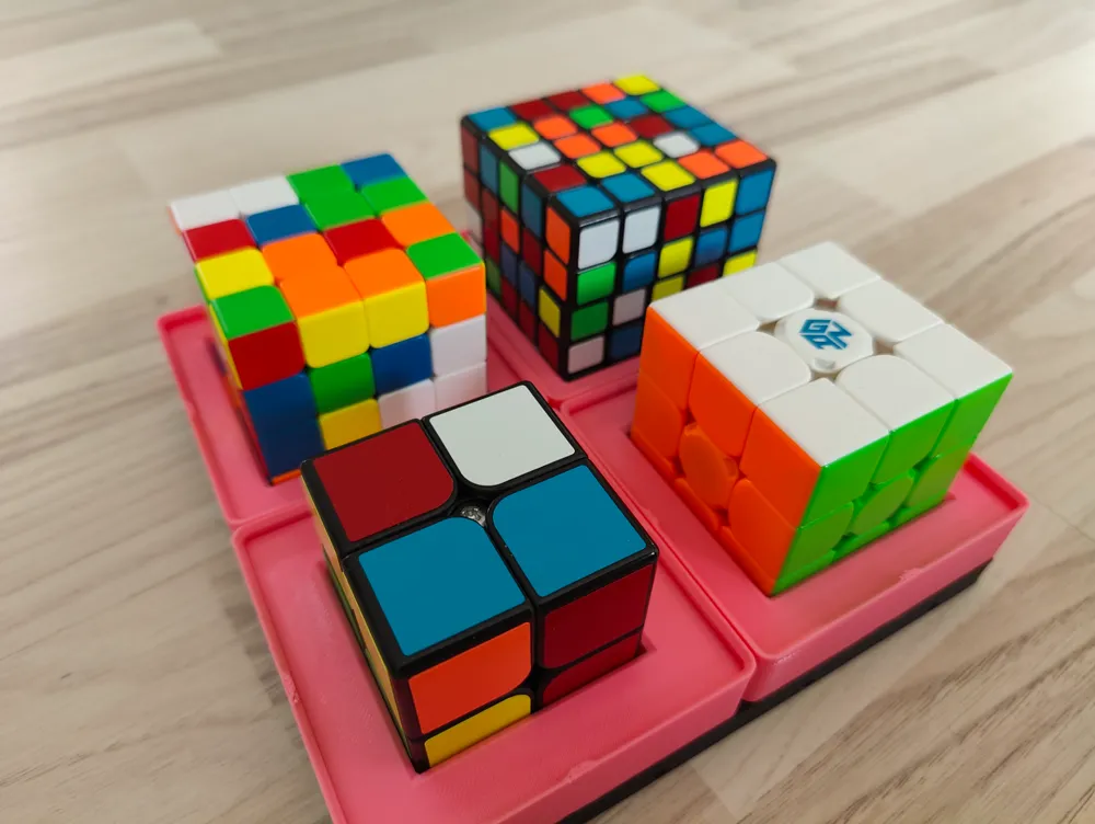 Gridfinity rubik cube holder by Zonique2k MakerWorld: Download Free 3D ...