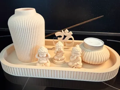 Buddha Incense holder with accessoires