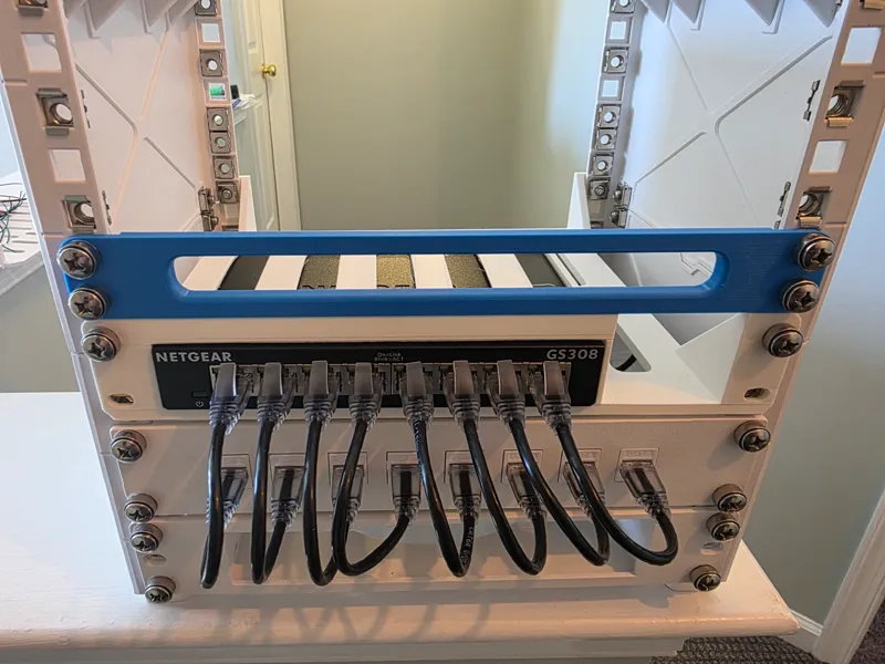 2/3U Wire Passthrough for 10" rack