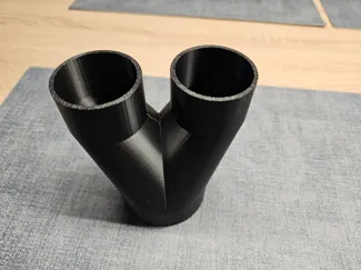 Adapter für Spiralschlauch 80mm auf 2mal 50mm