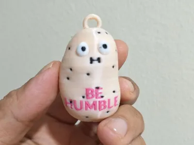 Kawaii cute potato keychain