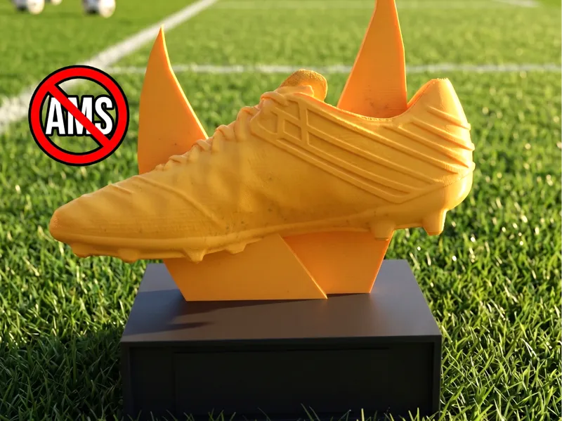 Troféu Chuteira de Ouro Futebol Personalizável
