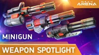 Mech arena minigun HANDHELD