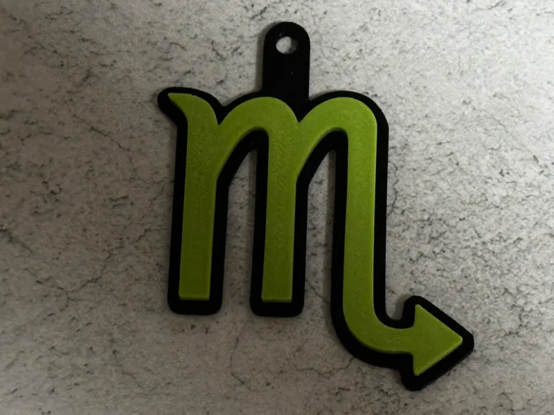 Zodiac Keychain - Scorpio