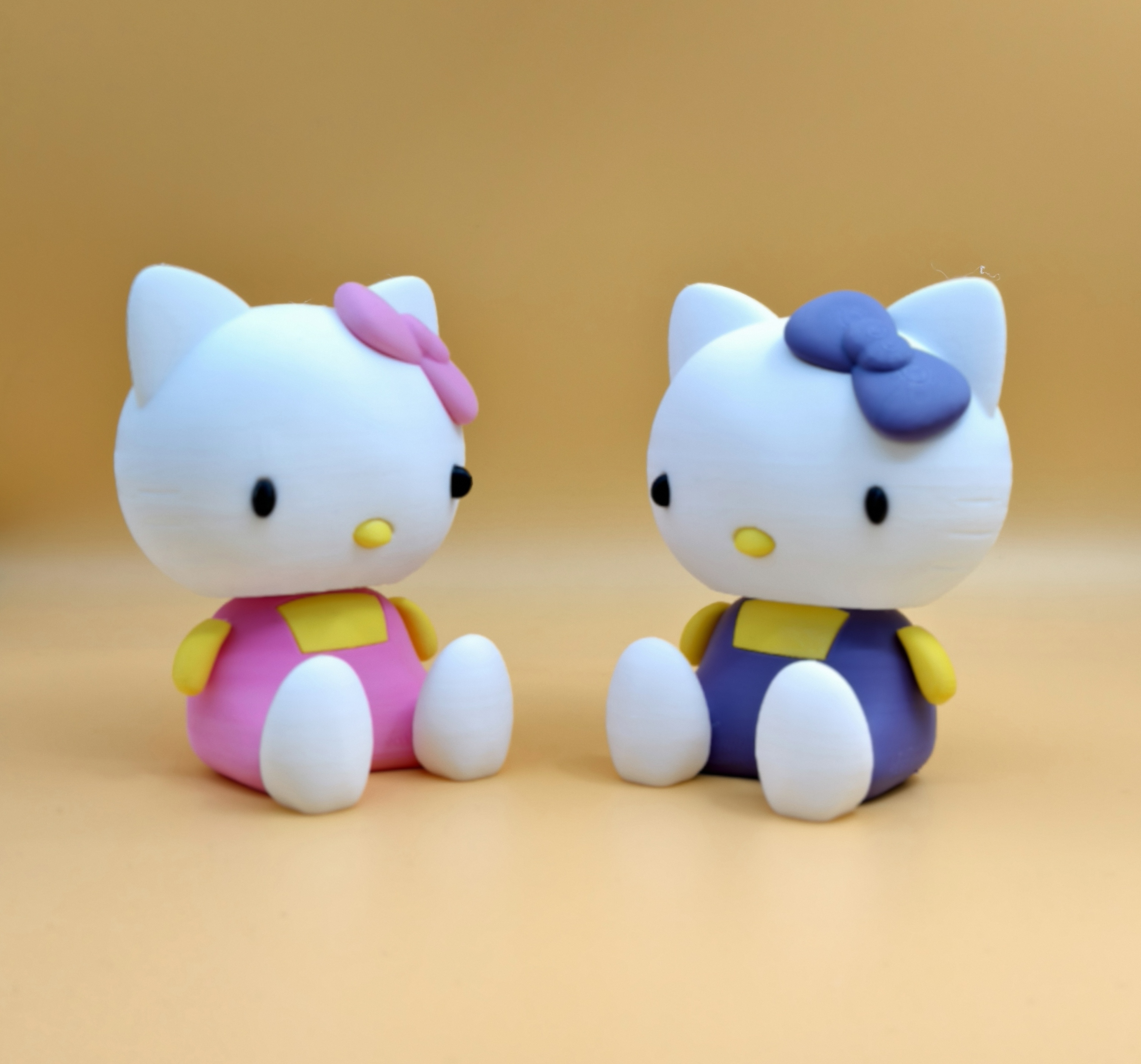 Miniatura 3 do modelo 3D HelloKitty多色分件打印（针织效果）-9.5cm